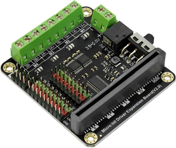 micro:Driver - Driver Expansion Board for micro:bit / UNIHIKER M10 / K10