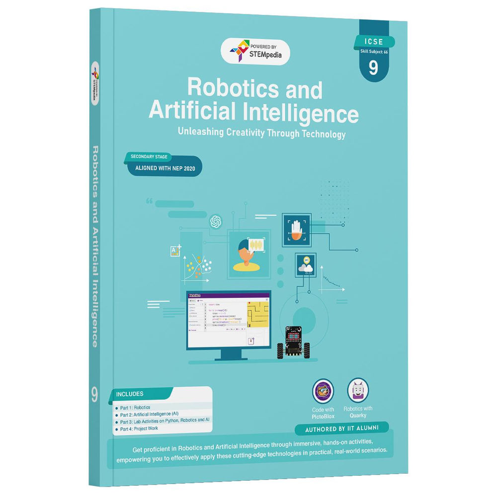 Robotics and AI Book for Class 9 – ICSE Subject Code 66