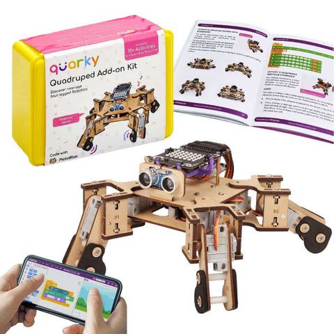 STEMpedia Quarky Quadruped Addon Kit