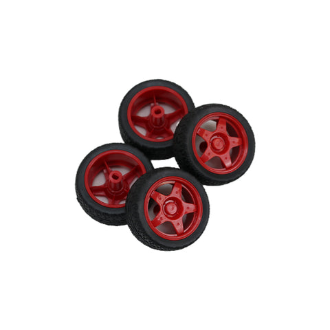 Red Spor Robot Wheels