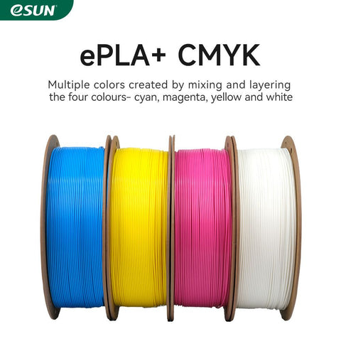 eSUN PLA+ CMYK Bundle – 1.75mm 4 Spools Set 0/5 -