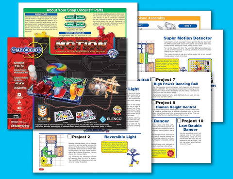 Elenco Snap Circuits, Motion Electronics Discovery Kit